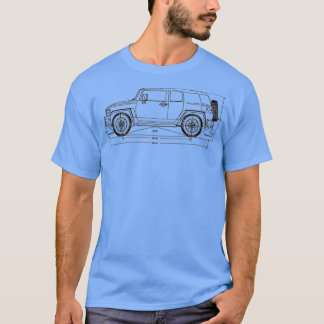 FJ Cruiser car dimensions  T-Shirt