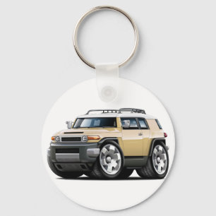 Fj Cruiser Tan Car Keychain