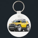Fj Cruiser Yellow Car Keychain<br><div class="desc">Keychain Template</div>