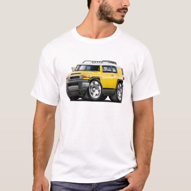 Fj Cruiser Yellow Car T-Shirt (Front)
