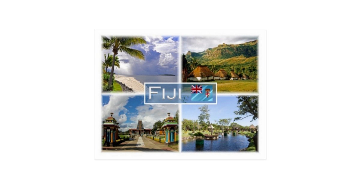 FJ Fiji - Postcard | Zazzle.com