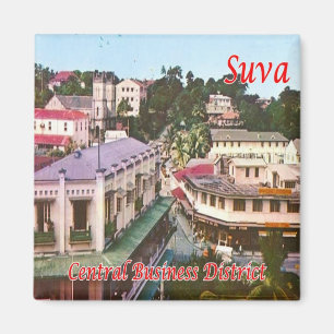 FJ - Fiji - Suva -  Central Business District Magnet