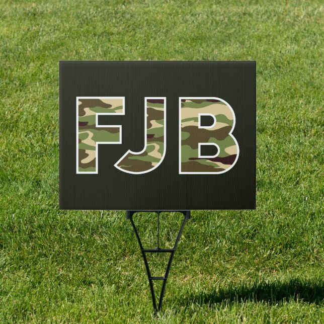 FJB F#ck Joe Biden Sign (Insitu)