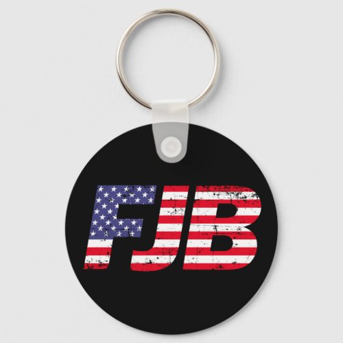 FJB F joe Biden anti Biden Pro trump  Keychain