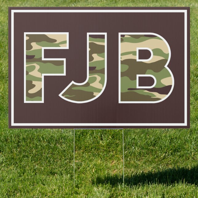 FJB Fck Joe Biden Sign (Insitu)