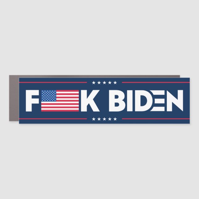 FJB funny anti Biden pro Trump 2024 Car Magnet (Front)