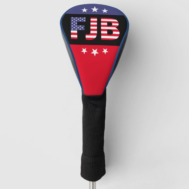 FJB funny anti Biden Pro trump 2024 Golf Head Cover (Front)