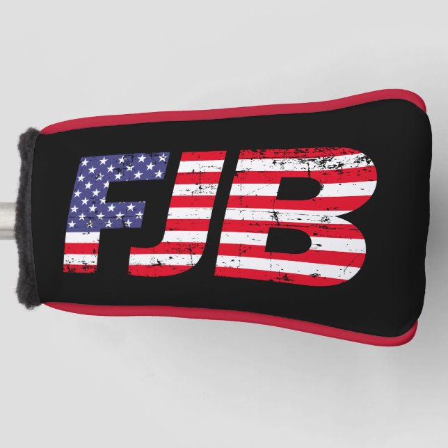 FJB funny anti joe Biden pro trump 2024 Golf Head Cover (Front)