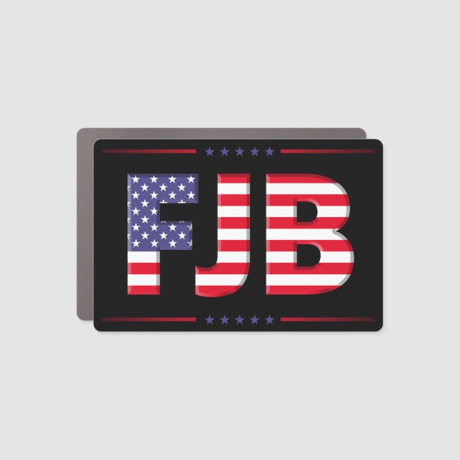 FJB funny anti joe Biden, Trump 2024 Car Magnet (Front)