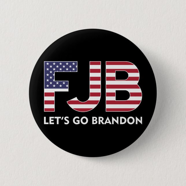 FJB Let's Go Brandon Button (Front)
