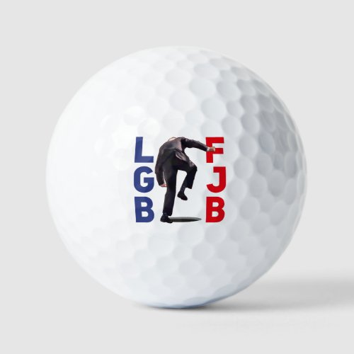 FJB Lets Go Brandon funny anti Biden fall  Golf Balls