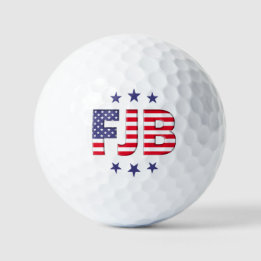 FJB Lets Go Brandon funny anti joe Biden Golf Balls