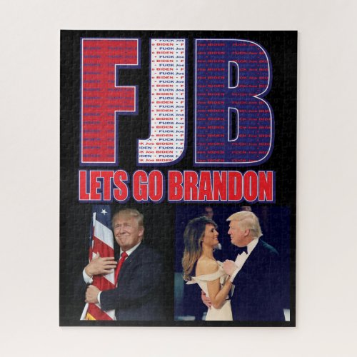 FJB _ Lets Go Brandon Jigsaw Puzzle