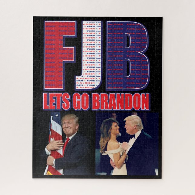 FJB - Lets Go Brandon Jigsaw Puzzle (Vertical)