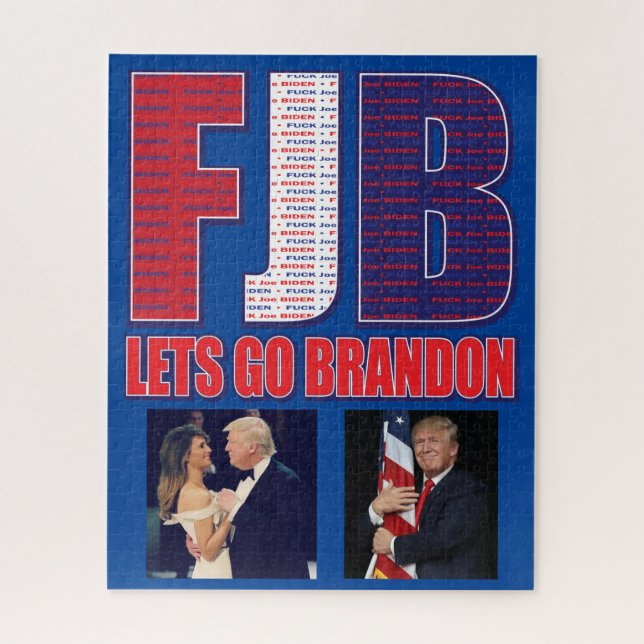 FJB - Lets Go Brandon Jigsaw Puzzle (Vertical)