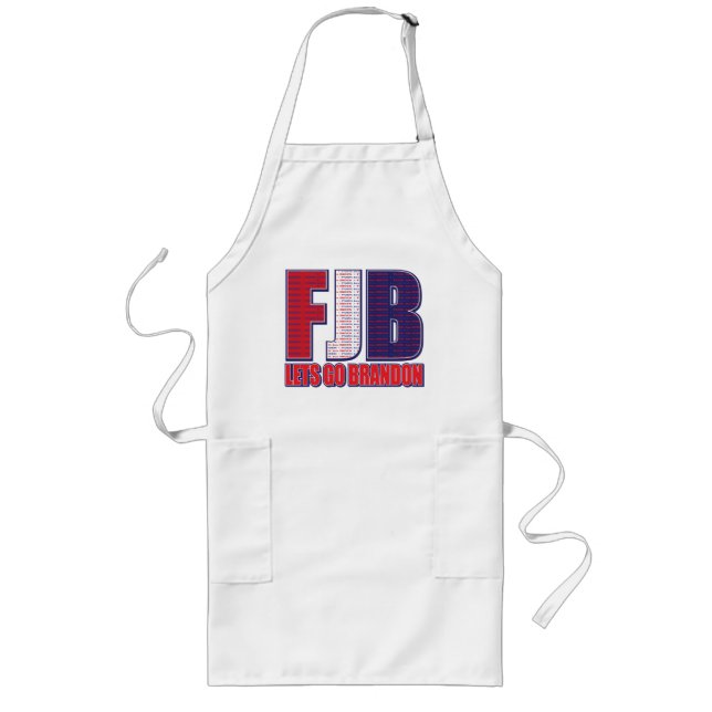 FJB, Lets Go Brandon Long Apron (Front)