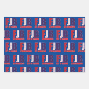 FJB - Lets Go Brandon Wrapping Paper Sheets