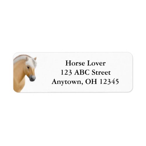 Fjord Horse Address Label