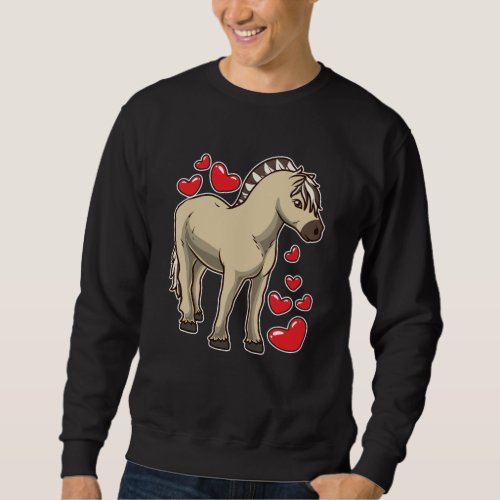 Fjord Horse Gift Idea Sweatshirt