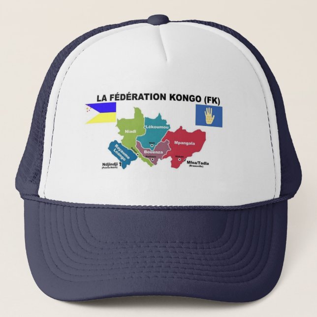 FK Flag T-shirt Trucker Hat (Front)