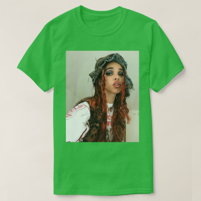 FKA TWIGS RED HAIR T-Shirt (Design Front)