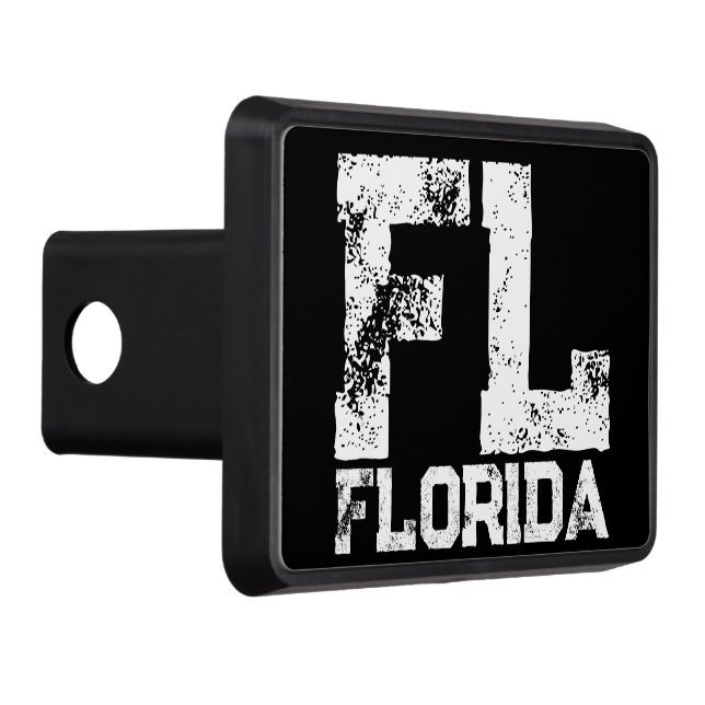 FL Florida State trailer hitch cover for car (Right)