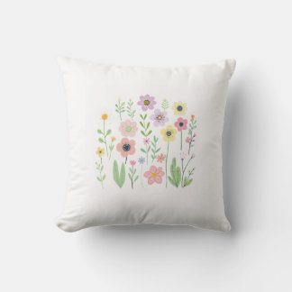 Fl Throw Pillow