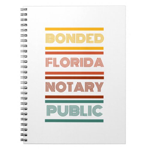 FLA Bonded Notary Public Notebook