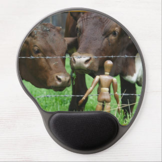 Flabbergasted Cows Gel Mouse Pad