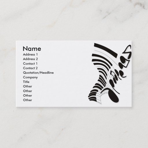 Customizable Flabby_Expression Business Card Templates