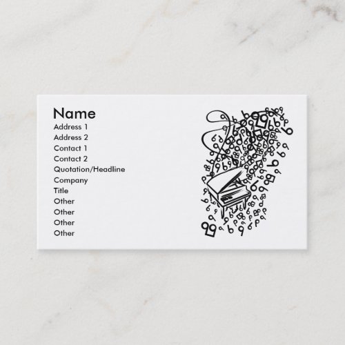 Flabby_Expression Business Card Template
