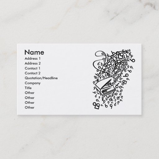Customizable Flabby_Expression Business Card Template