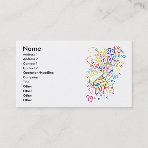 Customizable Flabby_Expression Business Card