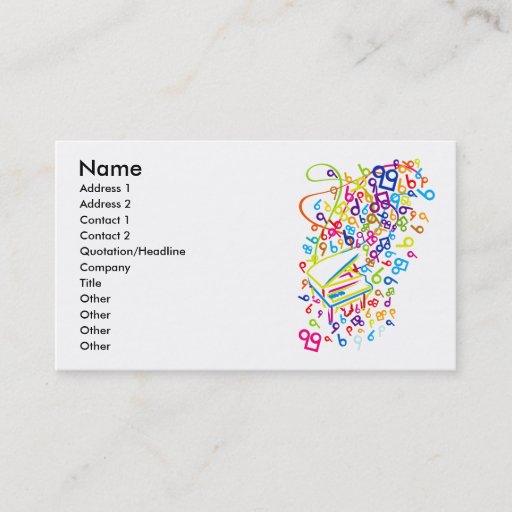 Customizable Flabby_Expression Business Cards