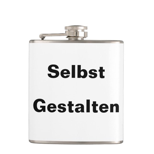 Flachmann Selbst Gestalten Flask (Front)