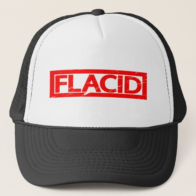 Flacid Stamp Trucker Hat (Front)