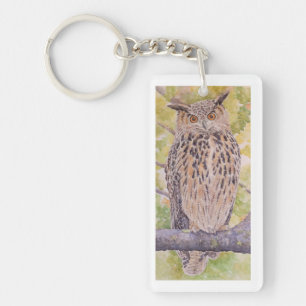 Flaco the Eurasian Eagle Owl Keychain
