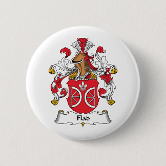 Flad Family Crest Pinback Button