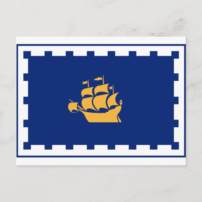 FlaFlag of Quebec City Postcard (Front)