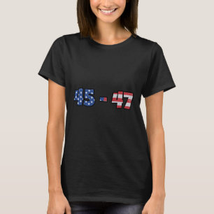 Flag 45 & 47 Trump 2024 Shirt Republican Suppo