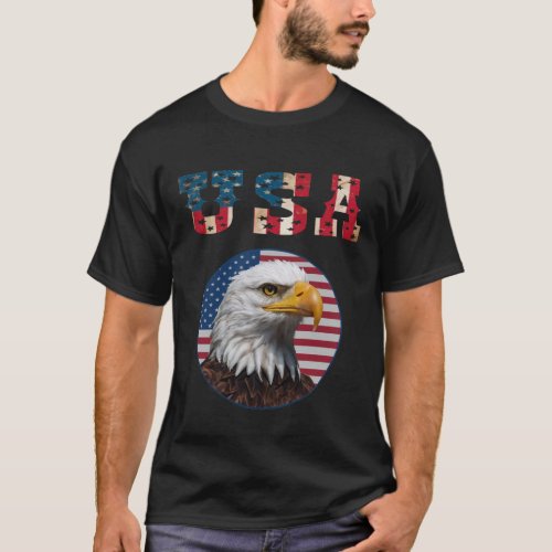 FLAG 4TH OF JULY AIGLE T_Shirt