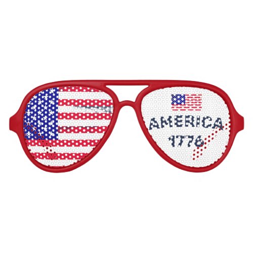 Flag America 1776 s2 Aviator Sunglasses