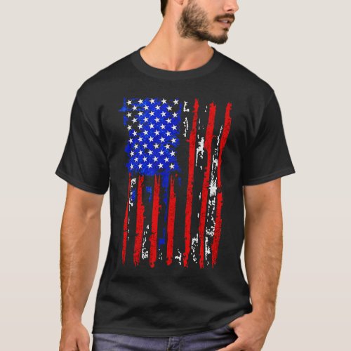 FLAG AMERICA 4 JULY PROUD 1 T_Shirt