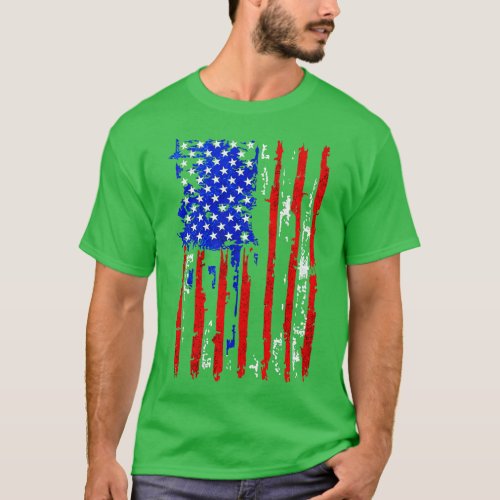 FLAG AMERICA 4 JULY PROUD T_Shirt