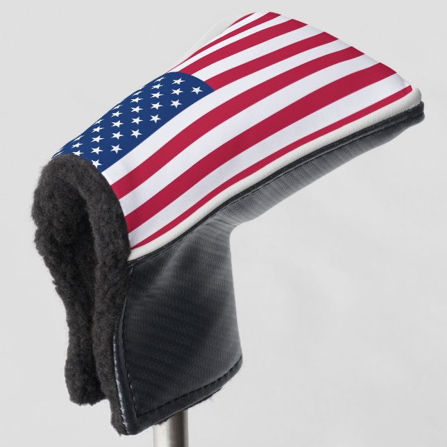 Flag America American country travel Golf Head Cover (3/4 Front)