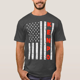 Flag American Kenpo Vintage Patriotic Kempo Gift T-Shirt