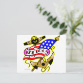 Flag Anchor Tattoo (Standing Front)
