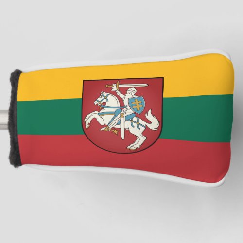 Flag and coat of arms of Lithuania Golf Head Cover