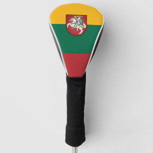 Flag and coat of arms of Lithuania Golf Head Cover