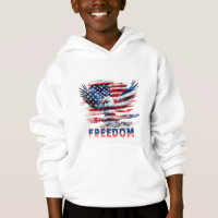 Flag and eagle of the United States.Freedom.